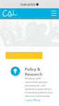 Mobile Screenshot of centerforsocialinclusion.org